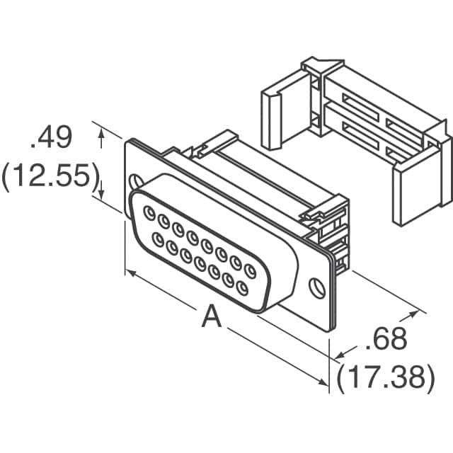 A-DFF 25 LPIII/Z Assmann WSW Components  Ensembles de connecteurs D-Sub